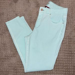 White House Black Market WHBM Sculpt Skinnt Ankle Mint 8 Petite